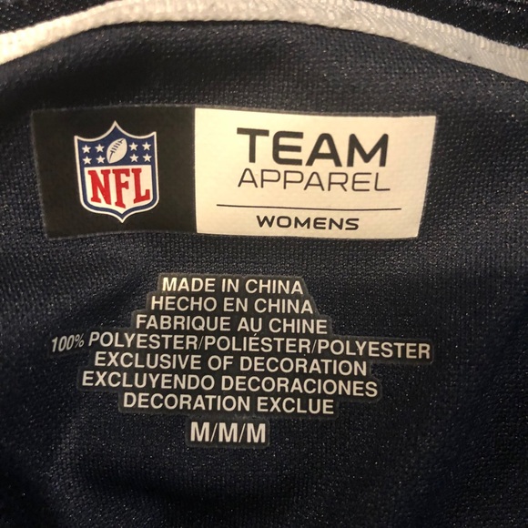 Team Apparel Chicago Bears Rhinestone Jersey - Picture 4 of 4